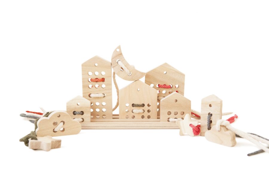 Construction & Imaginary Play Lacing Toy Set 3