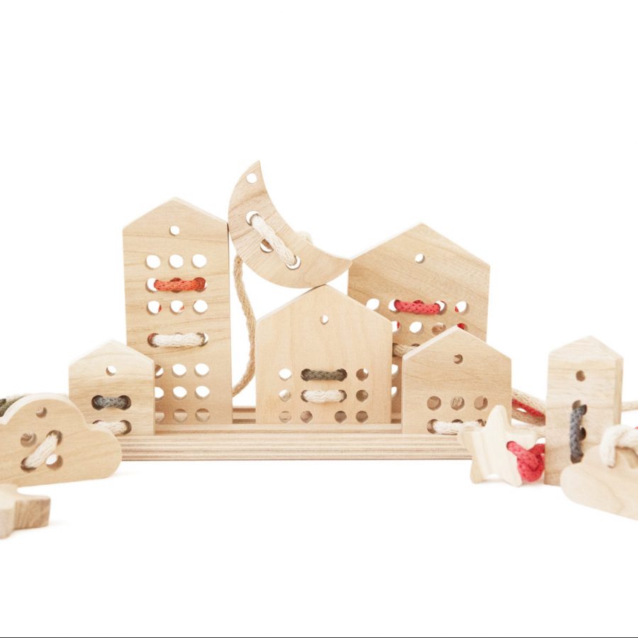 Construction & Imaginary Play Lacing Toy Set