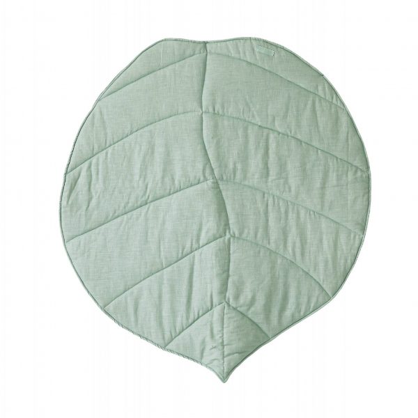 Lifestyle Linen Leaf mat Mint