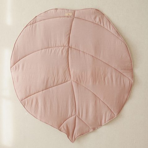 Lifestyle Linen Leaf mat Powder Pink