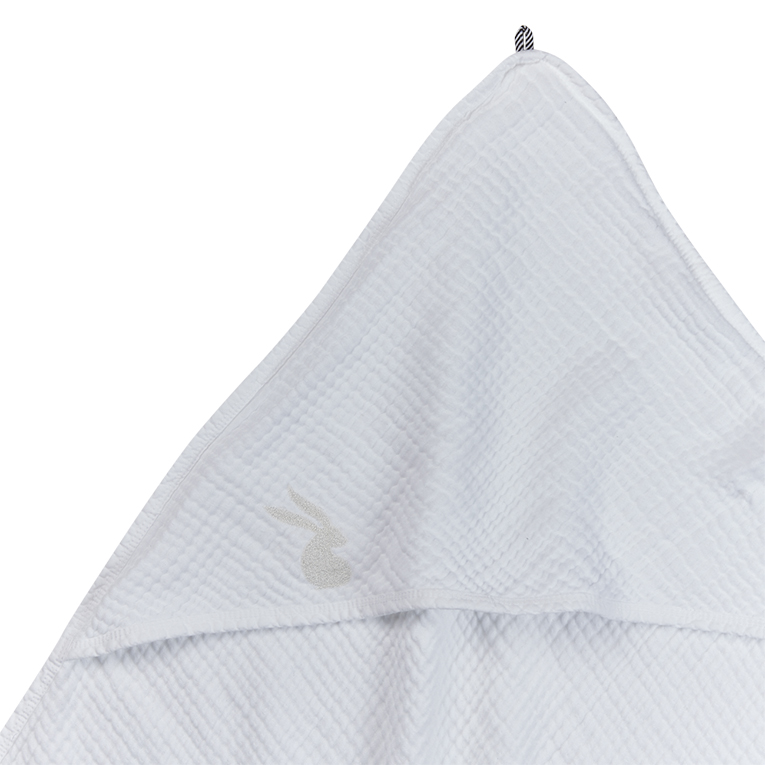 Lifestyle Πετσέτα με κουκούλα, λευκό 3