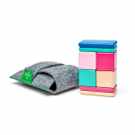 Lifestyle Pocket Pouch Magnetic Wooden Blocks in Blossom