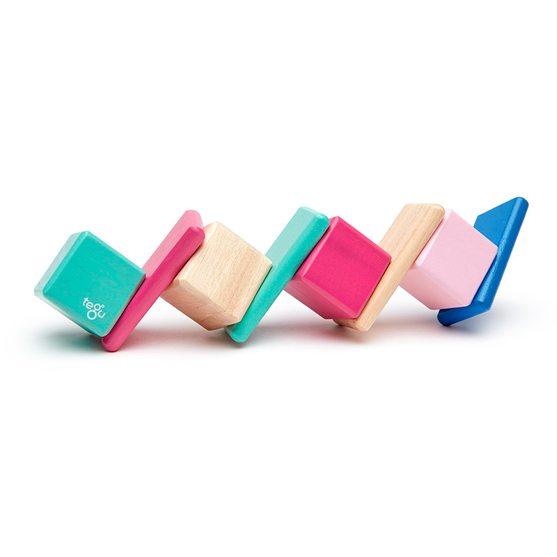 Δημιουργικά παιχνίδια & Κατασκευές Pocket Pouch Magnetic Wooden Blocks in Blossom 4