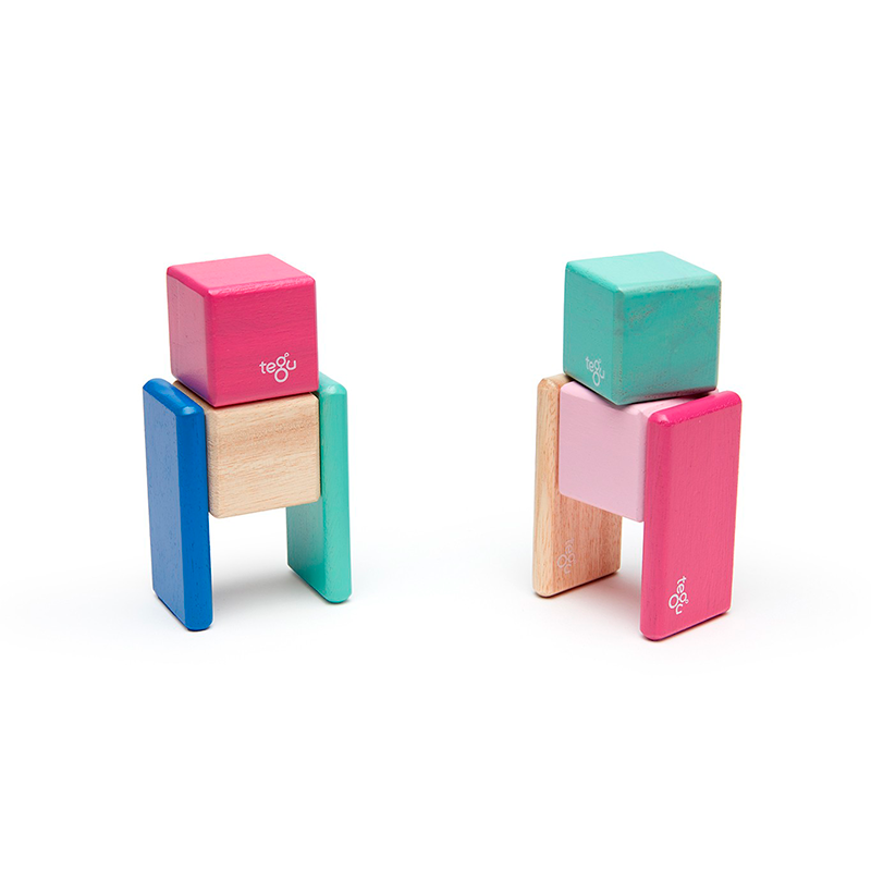 Δημιουργικά παιχνίδια & Κατασκευές Pocket Pouch Magnetic Wooden Blocks in Blossom 5