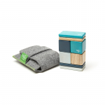 Lifestyle Pocket Pouch Magnetic Wooden Blocks in Blues