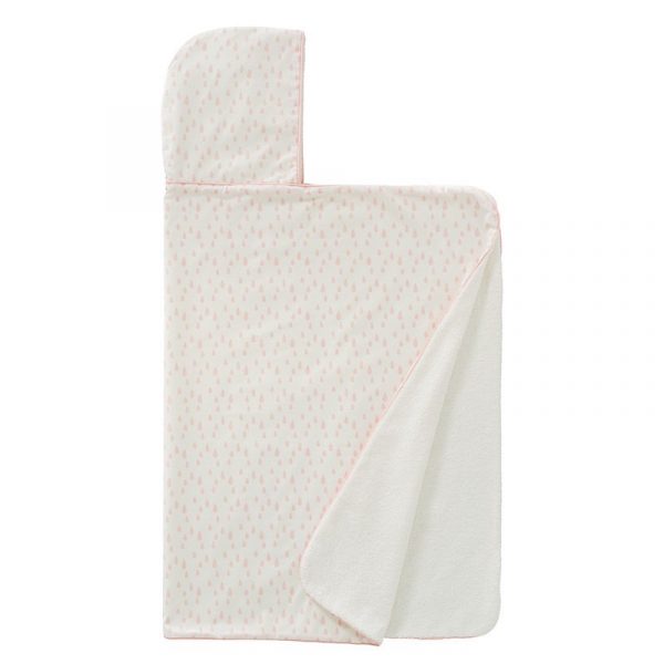 Lifestyle Πετσέτα με κουκούλα- Ροζ σχέδιο