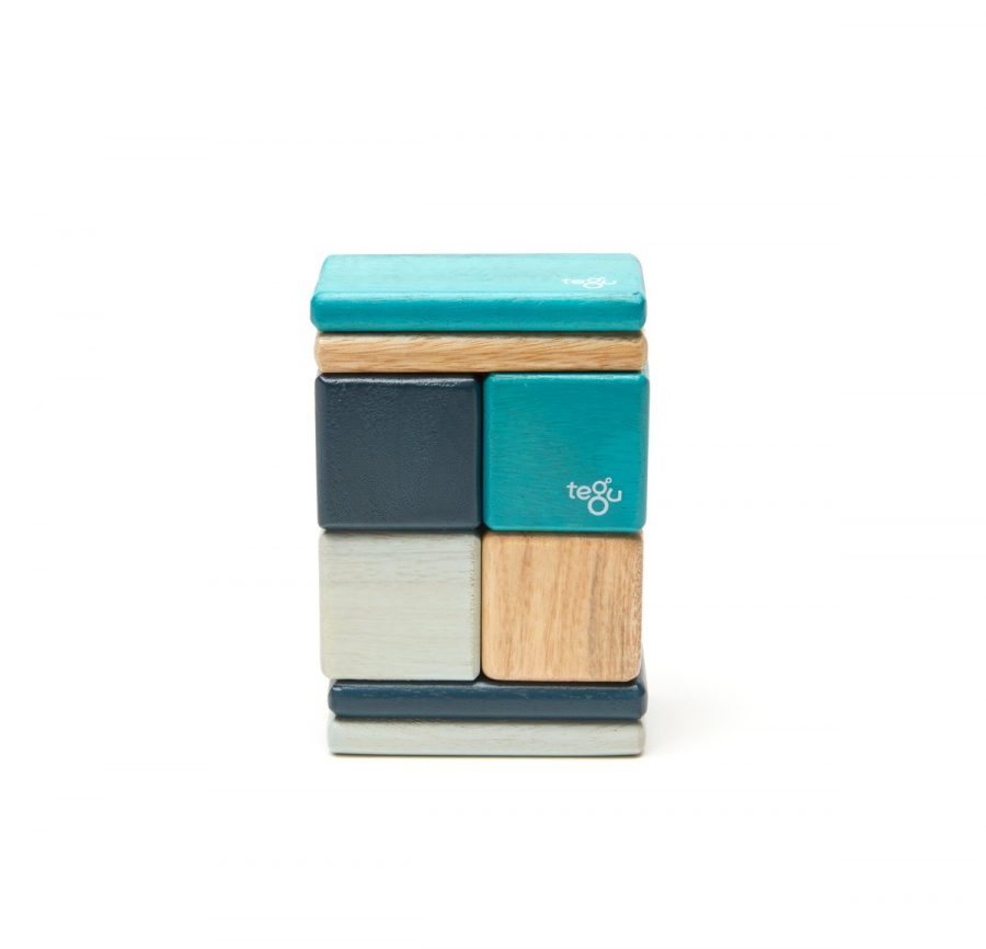 Lifestyle Pocket Pouch Magnetic Wooden Blocks in Blues 3