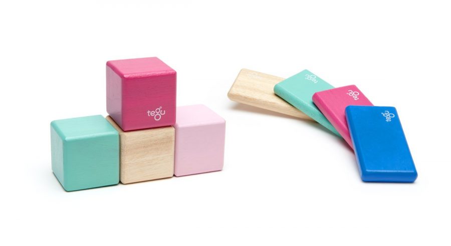 Δημιουργικά παιχνίδια & Κατασκευές Pocket Pouch Magnetic Wooden Blocks in Blossom 8
