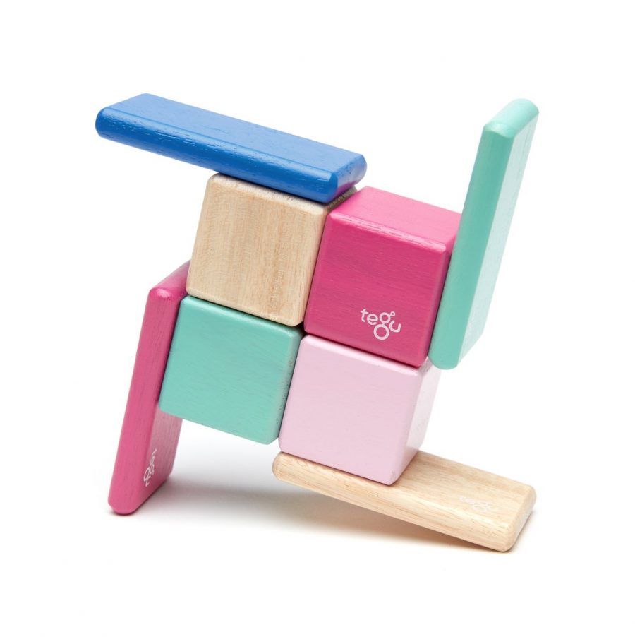 Δημιουργικά παιχνίδια & Κατασκευές Pocket Pouch Magnetic Wooden Blocks in Blossom 7