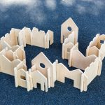 Δημιουργικά παιχνίδια & Κατασκευές Παιχνίδι αρχιτεκτονικής με ξύλινες επιφάνειες