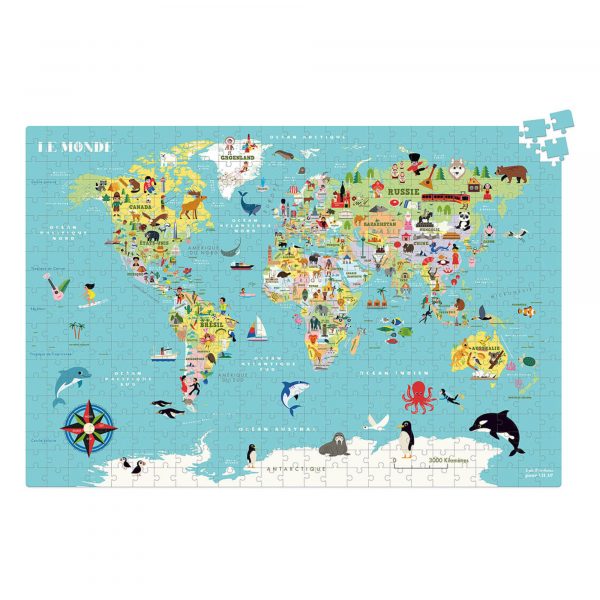 Παζλ Map of the World Puzzle 500 pcs.