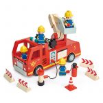 Ξύλινα Παιχνίδια Πυροσβεστικό όχημα με αξεσουάρ