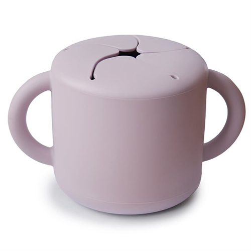Βρεφικά Mushie Snack Cup – Soft Lilac