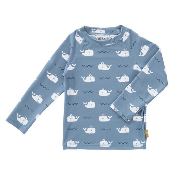 Lifestyle Μπλούζα με προστασία UV50 Whale Blue Fog 1-2 ετών