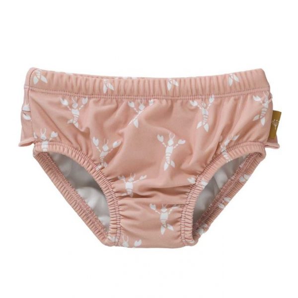 Beachwear Baby Swim Diaper pants with UV Protection / Lobster Cameo Rose 1-2yrs