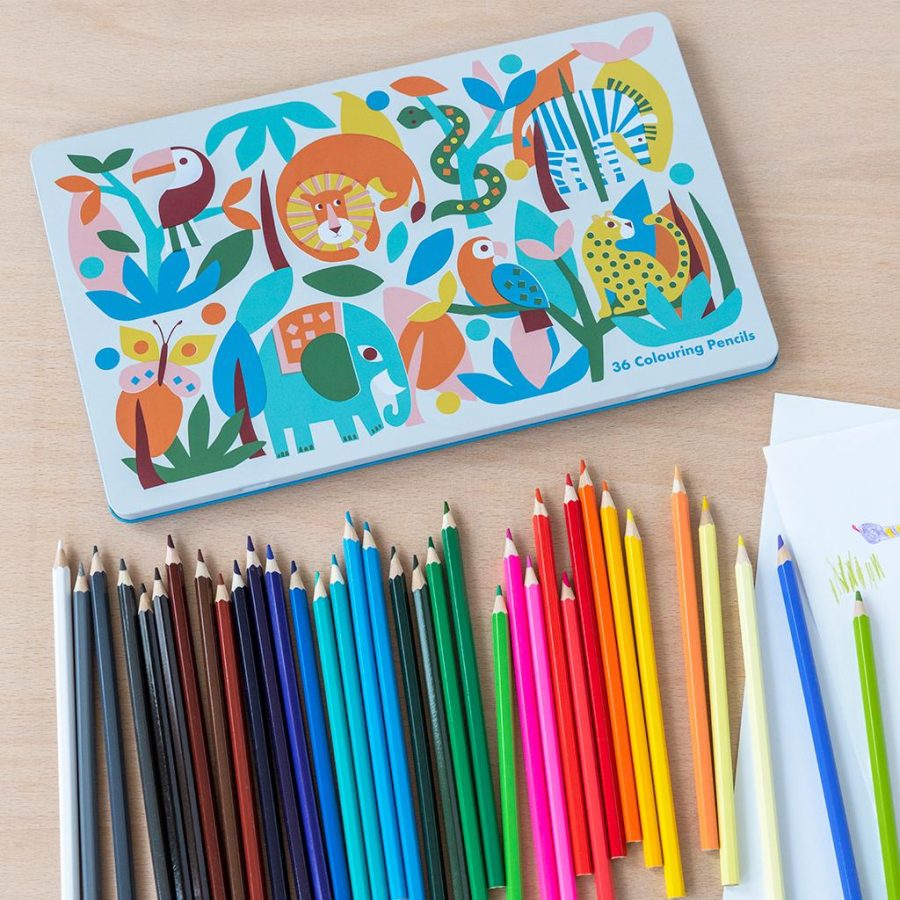 Arts & Crafts Wild Wonders Coloured Pencils 36 5