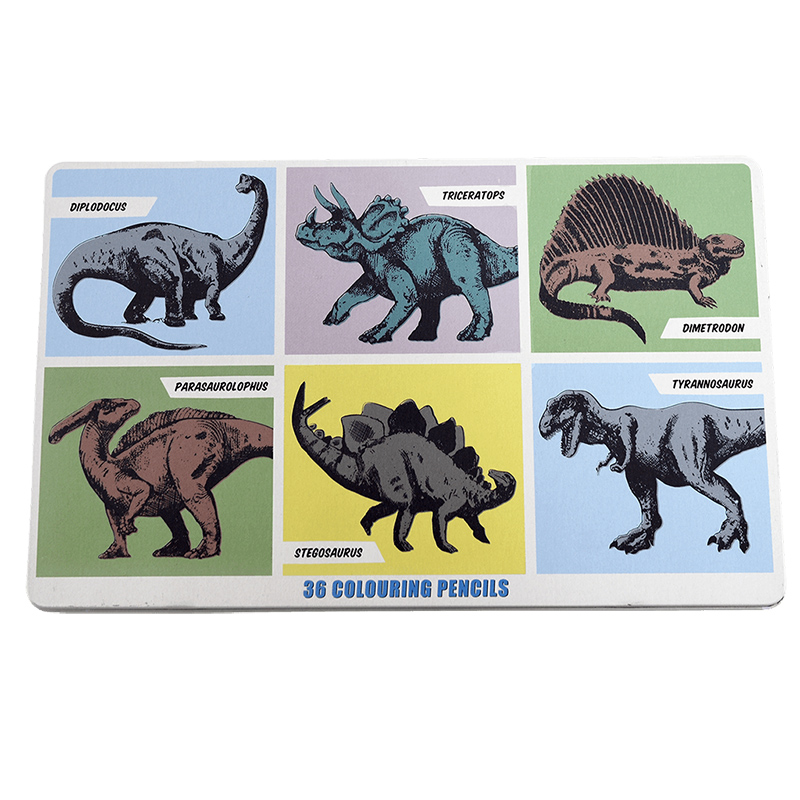 Καλλιτεχνικά & Χειροτεχνίες Σετ 36 ξυλομπογιές – Δεινόσαυροι 2