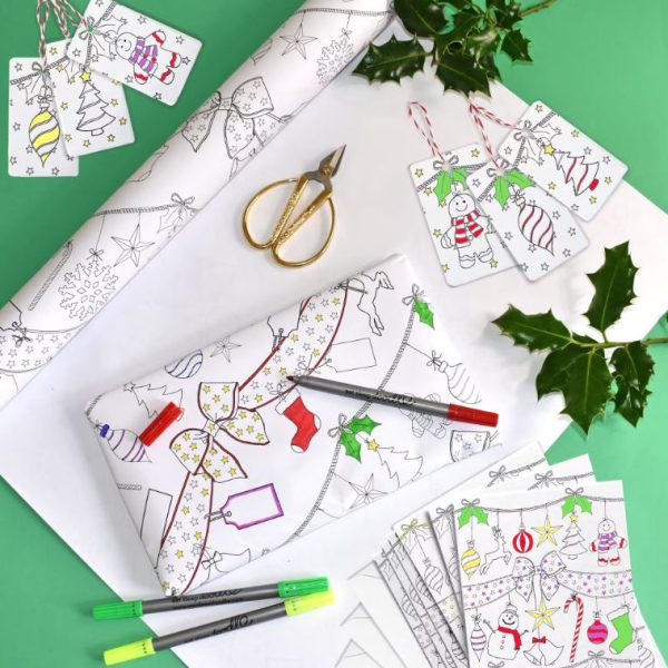 Arts & Crafts Colour-in Christmas Craft Activity Pack